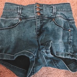 High Waisted Jean Shorts